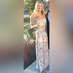 Beautiful Long Wedding Guest Dress, Size 4